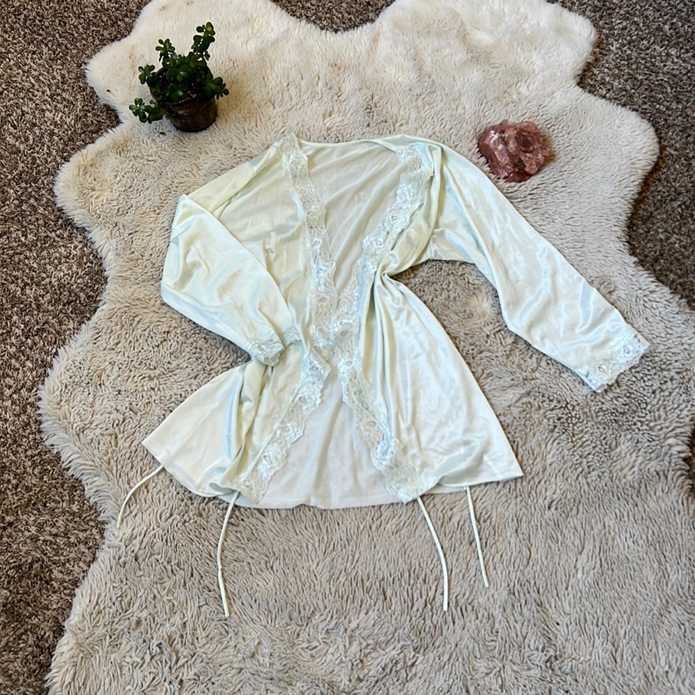 Silly mint colored robe